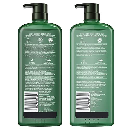 Herbal Essences bio:renew Sulfate Free Hemp + Potent Aloe Shampoo and Conditioner Set, 20.2 Fl Oz Each — Nourishes Dry Hair for Frizz Control, Paraben and Cruelty Free — Safe for Color Treated Hair