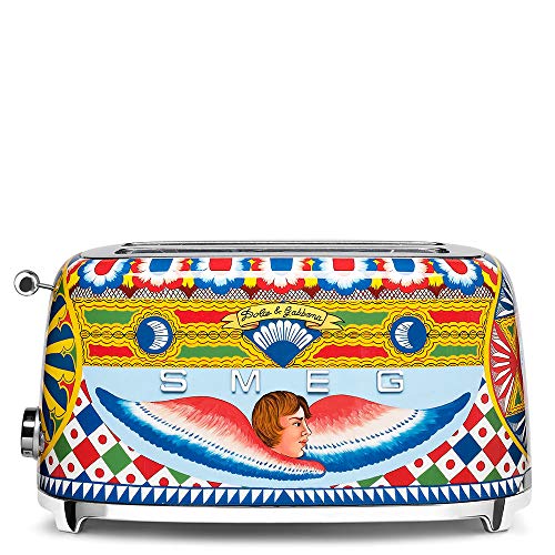 Dolce and Gabbana x Smeg TSF02DGUS 4 Slice Toaster,"Sicily Is My Love," Collection