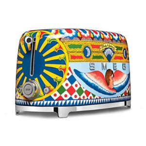 Dolce and Gabbana x Smeg TSF02DGUS 4 Slice Toaster,"Sicily Is My Love," Collection