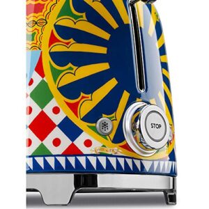 Dolce and Gabbana x Smeg TSF02DGUS 4 Slice Toaster,"Sicily Is My Love," Collection