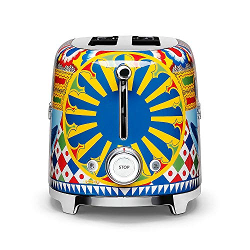 Dolce and Gabbana x Smeg TSF02DGUS 4 Slice Toaster,"Sicily Is My Love," Collection