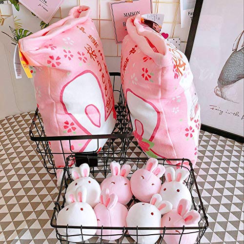 REFAHB Cute Plush Pillow Throw Pillow Removable Stuffed Animal Toys Creative Gifts for Girls (Bunny)