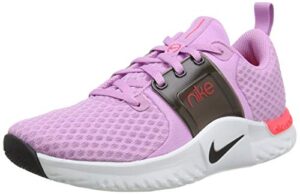 nike women's training gymnastics shoe, beyond pink black fl, 9