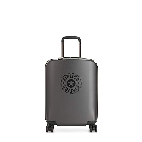 Kipling Curiosity Small 4 Wheeled Rolling Luggage Raw Black