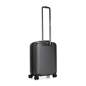 Kipling Curiosity Small 4 Wheeled Rolling Luggage Raw Black