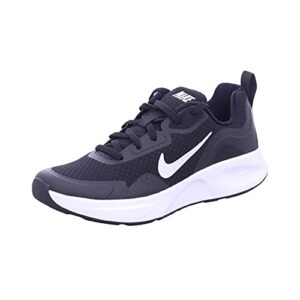 nike wearallday womens shoes size- 7 black/white