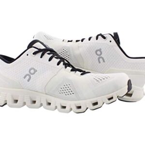 On Women's Cloud X Sneakers, White/Black, 9 Medium US