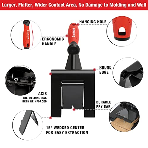 Goldblatt Trim Puller, Removal Multi-Tool for Commercial Work, Baseboard, Molding, Siding and Flooring Removal, Remodeling