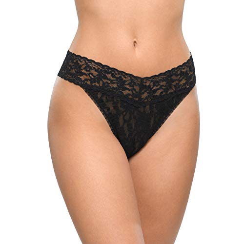 hanky panky, Original Rise 3 Pack, One Size, Black, Granite, Chai