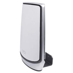 koroao metal wall mount holder for orbi whole home tri-band mesh wifi 6 system/orbi ultra(rbk850)(rbk852)(rbk853)/(rbs750)(rbs751)(rbk752)(rbk753)(960/860 series)/(ax4200)(ax5700)(ax6000)(1-pack)