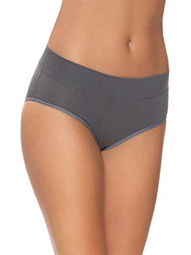 Felina Women's Pima Cotton Hipster Panties - Comfortable Seamless Underwear for Women, 5-Pack…