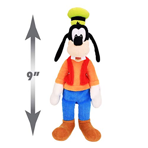 Disney Junior Mickey Mouse Small Plushie Goofy Stuffed Animal, Officially Licensed Kids Toys for Ages 2 Up, Basket Stuffers and Small Gifts by Just Play