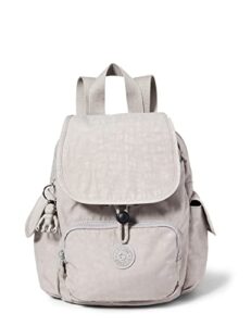 kipling women's city pack mini backpacks, grey grey, 14x27x29 cm (lxwxh)