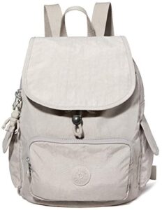 kipling women's backpack, grey grey, 27x33.5x19 centimeters (b x h x t)