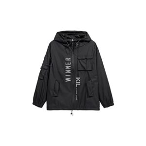 Aelfric Eden Streetwear Windbreaker Jackets Streetwear Multi Pockets Patchwork Hip Hop Cyberpunk Techwear Harajuku Coat