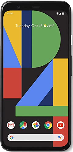 Google Pixel 4 XL - Just Black - 128GB - Unlocked (Renewed)