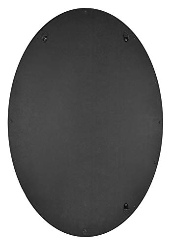 MCS Beaded Oval Mirror, 21 x 31 in, Pewter