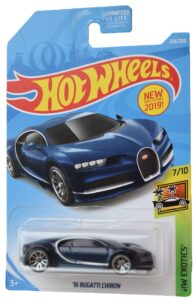 hot wheels exotics 7/10 '16 bugatti chiron 236/250, blue