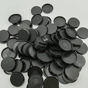 Lot of 100 32mm Round Bases for Warhammer 40k + AoS Games Workshop Wargame Bitz