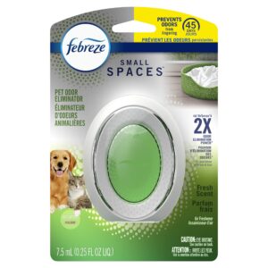 febreze small spaces pet odor eliminator air freshener, fresh, 1 count