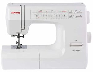 janome hd5000 heavy duty sewing machine