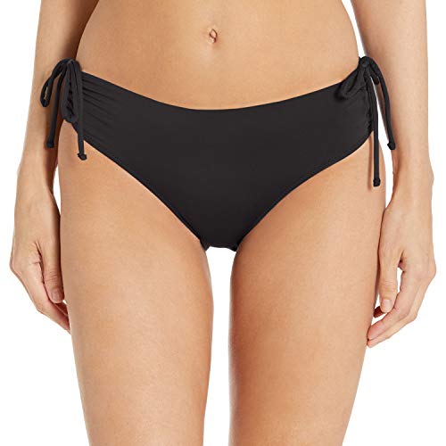 Kanu Surf Women's Bikini Swimsuit Bottoms, Black Mid-Rise, 8