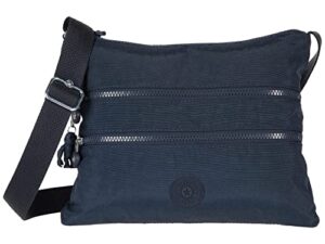 kipling womens womenÂ’s alvar bag, super light, durable messenger bag, nylon shoulder crossbody bag, blue bleu, medium us