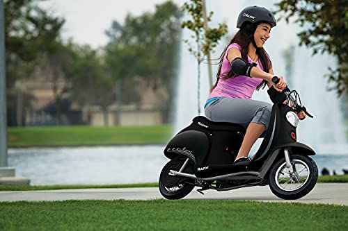 Razor Pocket Mod Miniature Euro-Style Electric Scooter - Vapor - FFP Vapor Black, 50 x 18 x 30"