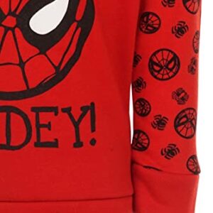 Marvel Avengers Spider-Man Little Boys Pullover Hoodie & Jogger Pants Red 7-8