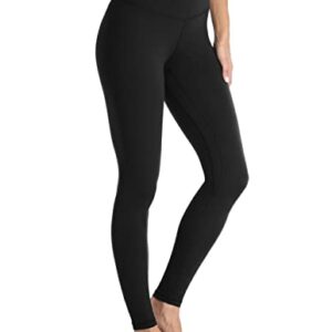 Colorfulkoala Women's High Waisted Tummy Control Workout Leggings Full Length Ultra Soft Yoga Pants 28" (M, Black)