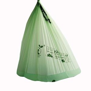 DAMEING Compostable Trash Bags, Biodegradable Food Waste Bag for Home Office, 2.1 Gallon 8Liter, Kitchen Trash Bags (100Pcs)