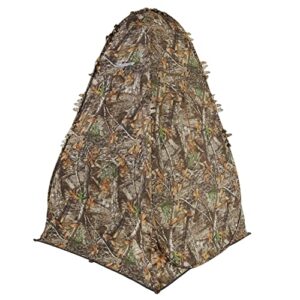 ameristep outhouse lightweight durable hunting spring steel mossy oak break-up country ground blind - 1 hunter concealment - easy setup & takedown