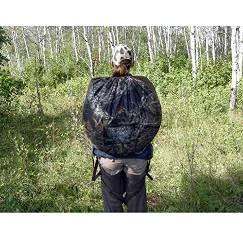 Ameristep Outhouse Lightweight Durable Hunting Spring Steel Mossy Oak Break-Up Country Ground Blind - 1 Hunter Concealment - Easy Setup & Takedown