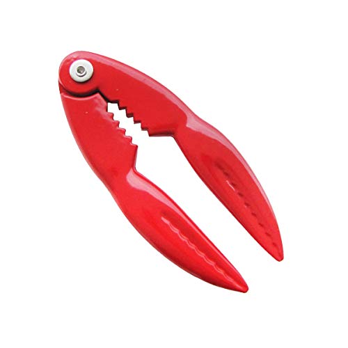 Treasure Gurus Red Metal Lobster Claw Seafood Nut Cracker Shellfish Crab Opener Kitchen Tool Utensil