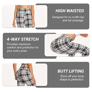 GAYHAY High Waisted Leggings for Women - Soft Opaque Slim Tummy Control Printed Pants for Running Cycling Yoga