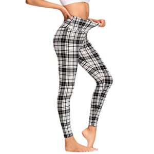 GAYHAY High Waisted Leggings for Women - Soft Opaque Slim Tummy Control Printed Pants for Running Cycling Yoga