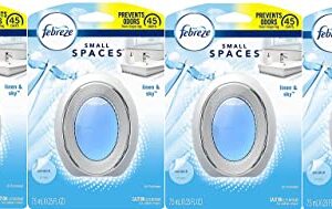 Febreze Small Spaces Air Freshener - Linen & Sky (Pack of 4)