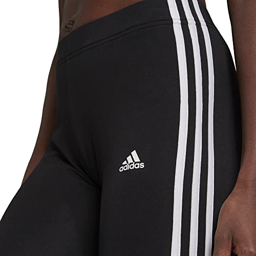 adidas womens Essentials 3-stripes Bike Shorts Tights, Black/White, X-Small US