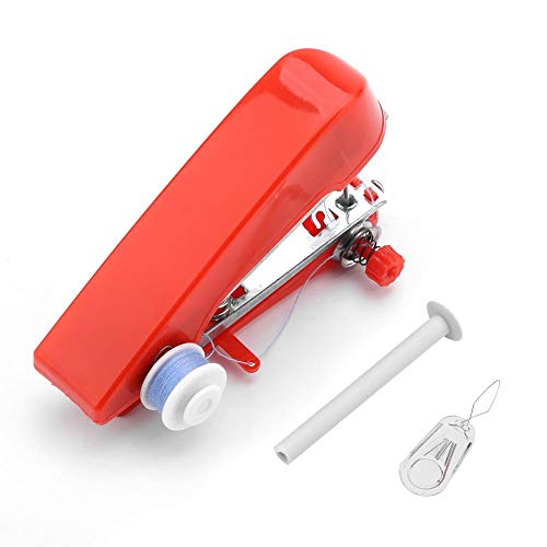 Handheld Sewing Machine, Mini Portable Stitch Manual Sewing Machine, Quick Repairing Tool for Home Office Car Travel Use