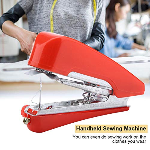 Handheld Sewing Machine, Mini Portable Stitch Manual Sewing Machine, Quick Repairing Tool for Home Office Car Travel Use