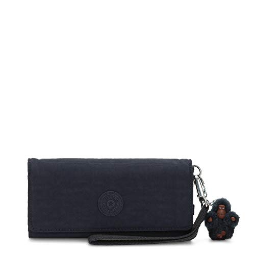 Kipling Rubi Large Wristlet Wallet True Blue Tonal