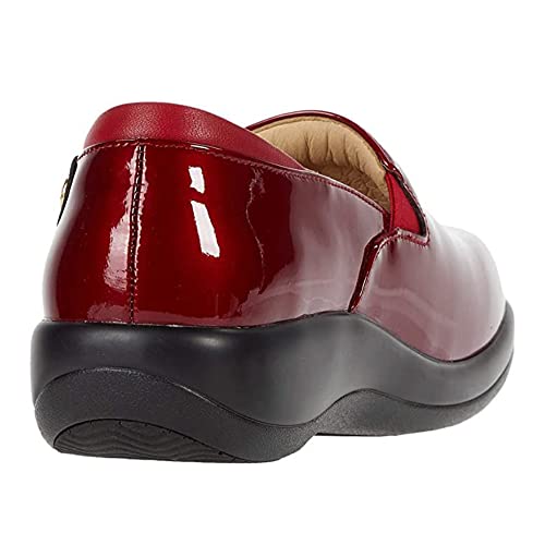 Alegria Keli - All-Day Comfort, Arch Support Women's Professional Shoe for Endless Support and Slip-Resistant – Nursing and Healthcare Professionals Cherry Bomb Patent 9 M US