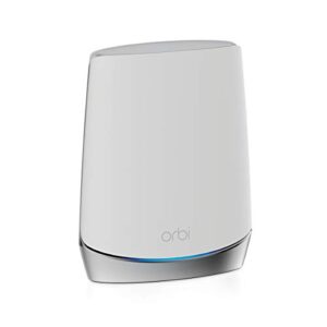 netgear orbi whole home tri-band mesh wifi 6 add-on satellite (rbs750) – works with your orbi wifi 6 system| adds up to 2,500 sq. ft. coverage | ax4200 (up to 4.2gbps)