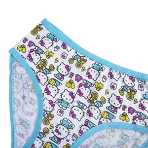 Hello Kitty Girls' 100% Combed Cotton Underwear 7pk and 10pk Panties in 2/3T, 4T, 4, 6 and 8, Hk10pk