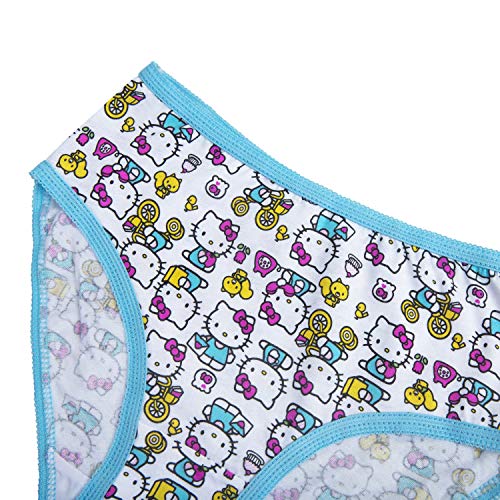 Hello Kitty Girls' 100% Combed Cotton Underwear 7pk and 10pk Panties in 2/3T, 4T, 4, 6 and 8, Hk10pk