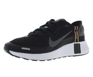 nike women's reposto black/iron grey-dk smoke grey (cz5630 002) - 6.5