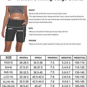 VAYAGER Women's Hiking Cargo Shorts Quick Dry Lightweight Stretch Shorts Golf Fishing Outdoor Casual Shorts Grey X-Small