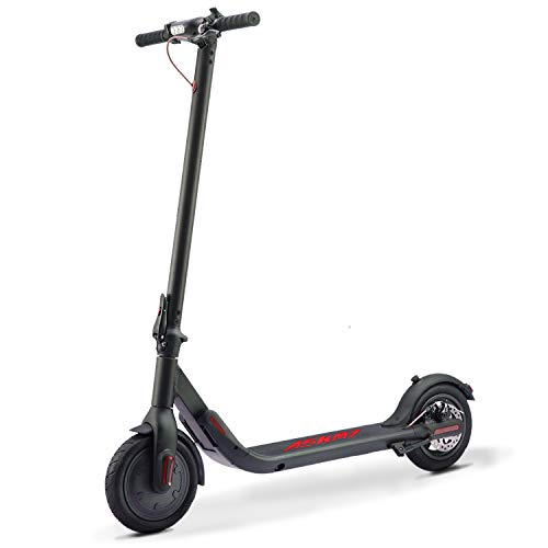 Askmy Adults Electric Scooter - Portable & Foldable Commuter Scooter with Powerful Motor & 3-Speed Mode, Up to 18.6 Miles Long-Range Kick Scooter for Travelling and Leisure