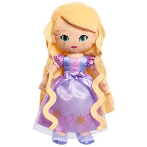 disney princess so sweet princess rapunzel, 12.5 inch plush with blonde hair, tangled, by just play