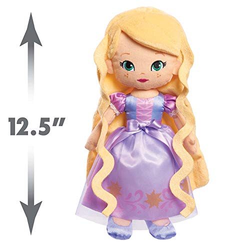 Disney Princess So Sweet Princess Rapunzel, 12.5 Inch Plush with Blonde Hair, Tangled, by Just Play